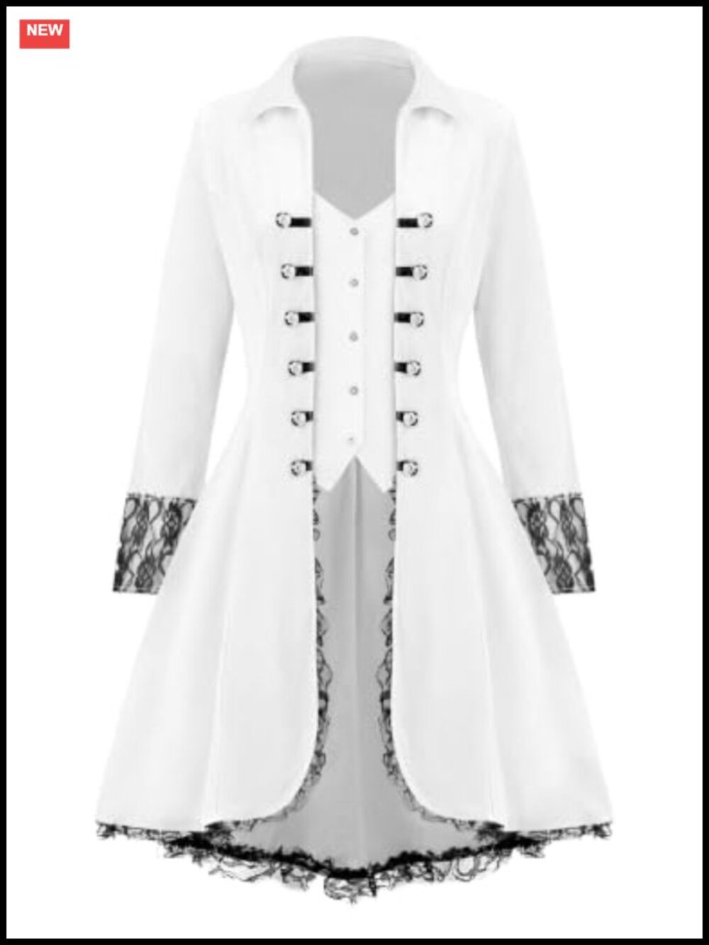 Steampunk Victorian Tailcoat Gothic Costume Jacket Women